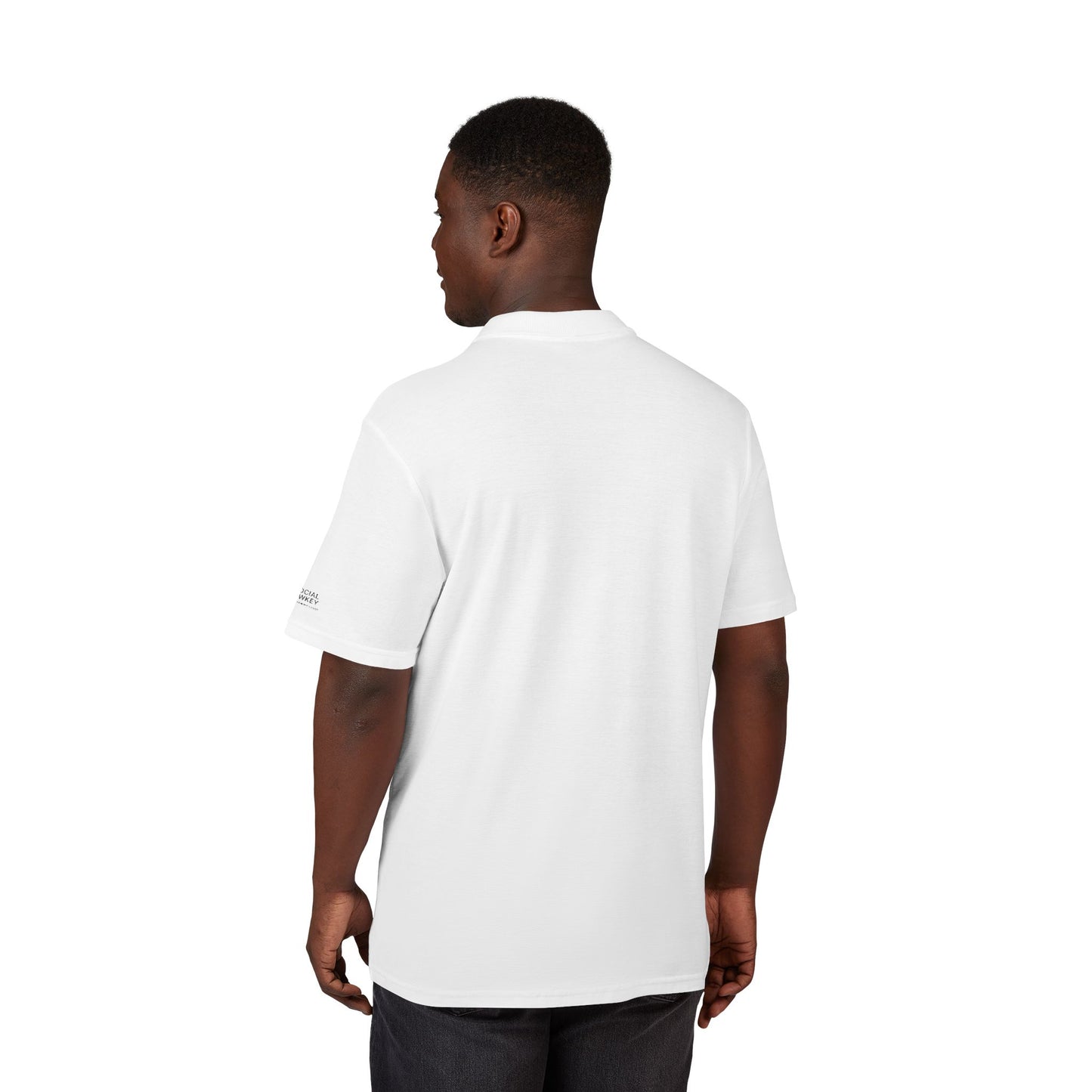 Stylish Unisex Pique Polo Shirt – Embroidered Flame | Kindness Meets Chaos Collection